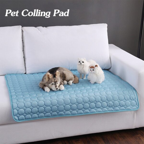 Pet Dog Cat Ice Silk Cold Nest Pad For Cooling In Summer - view 3