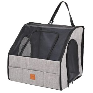 ANLORA Luxury Waterproof Pet Car Seat Protector - Gray M